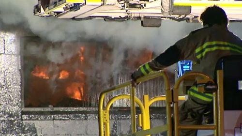 The Nerang shop was extensively damaged. (9NEWS)