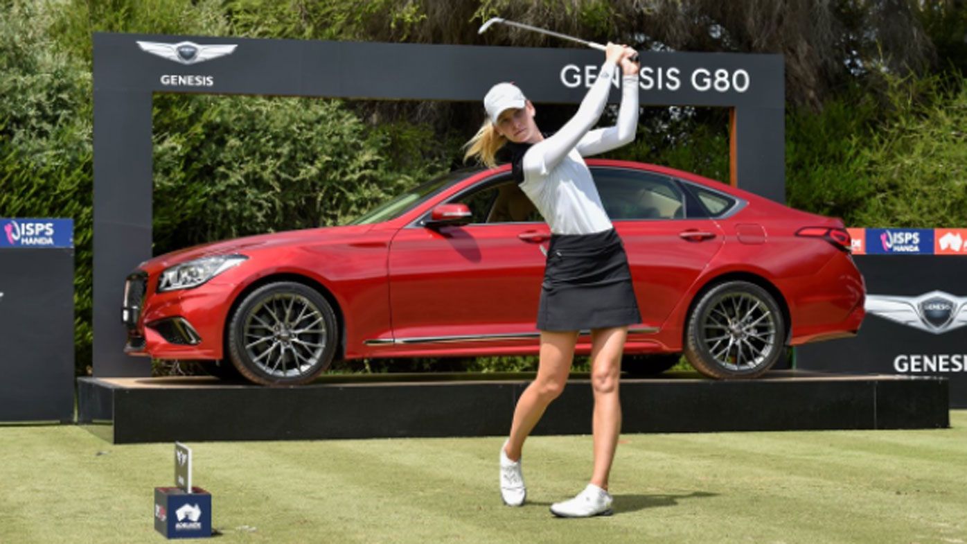 Swedish golfer Jenny Haglund wins car with Australian Open ace