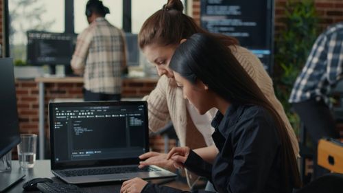 Tecnologia de negócios e software de IA