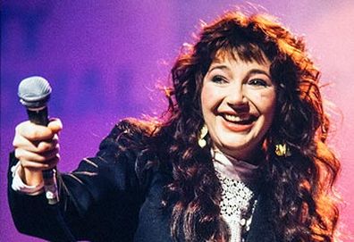 Kate Bush on Hounds of Love tour (Getty)