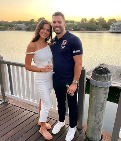 NRL star James Tedesco announces engagement to longtime girlfriend Maria Glenellis