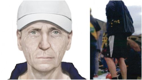 Police have released a digital composite of the offender's face in hope of tracking him down. (Victoria Police)