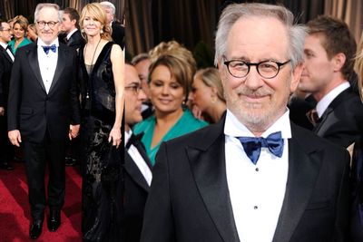 Steven Spielberg... more proof that fashion doesn't have to suffer with age! The navy bow tie is a nice touch, and if you look closely - that shirt's got delicate pin-tucks!