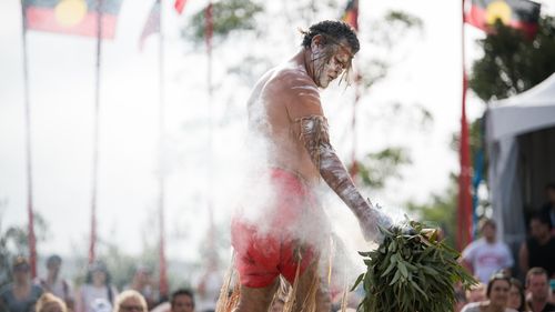 Indigenous Australia Day ceremony 