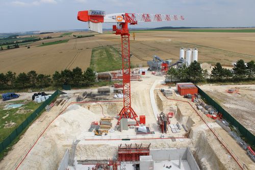 Sir John Monash World War I interpretive centre during its construction below the Australian National Memorial . Picture: AAP