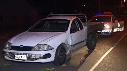 Police understand the incident followed a two-car crash. (9NEWS)