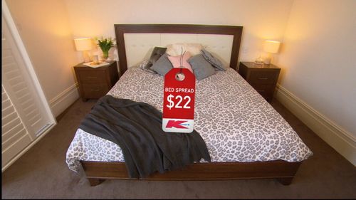 A $22 bedspread from Kmart offered "sensational" value, Georgie said.