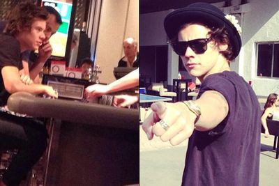 You'd think that a member of the world's most adored boy band would have more exclusive events to attend than poker night at the <a href=http://www.crownperth.com.au/>Crown Casino</a>, but that's exactly where Harry Styles was snapped during One Direction's 2013 Aussie tour. <br/><br/>The Singer, 20, was spotted with a stack of betting chips in a gold members VIP section of the Perth casino. No word on whether his '17 Black' tat afforded him any luck on roulette though …  <br/>