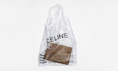 <p>Grocery shopping just got very pricey. </p>
<p>Celine Plastic Shopper, $750 (not yet on sale).</p>