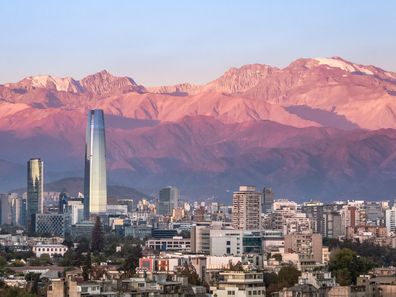 Santiago skyline.