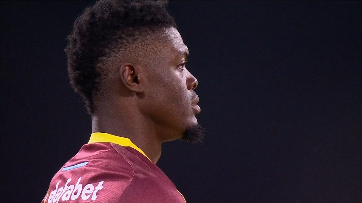 West Indies bowler Alzarri Joseph involved in furious outburst over fielding mix-up