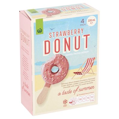 Woolworths unveils Donut-shaped ice creams