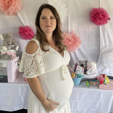 Samara fell pregnant after seven years of IVF and two miscarriages.