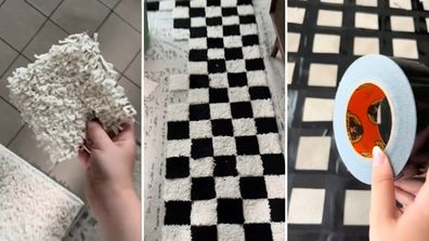 DIY hack rug dupe