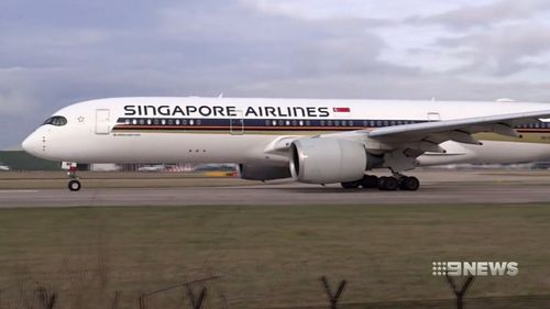 Ready for take-off: Singapore Airlines' new aircraft.