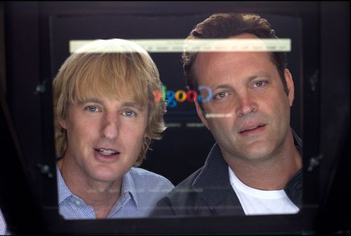 Owen Wilson, left, and Vince Vaughn in a scene from The Internship. Picture: AAP