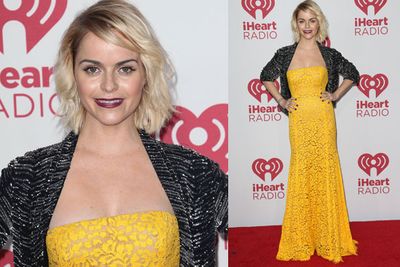 <i>Orange is the New Black</i> star taryn Manning sizzles in yellow.