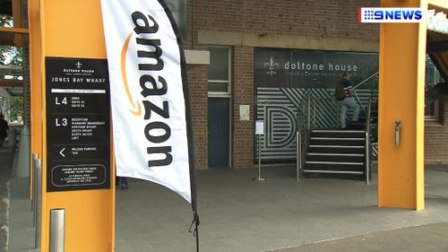 Amazon today held a sellers' summit in Sydney (9NEWS)
