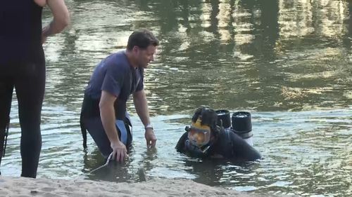 Specialist police diving teams were deployed to search for the man.