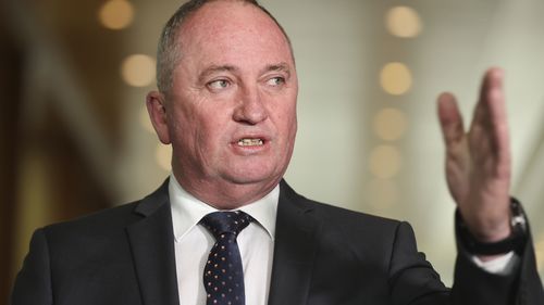 Deputy Prime Minister and Leader of the Nationals Barnaby Joyce.