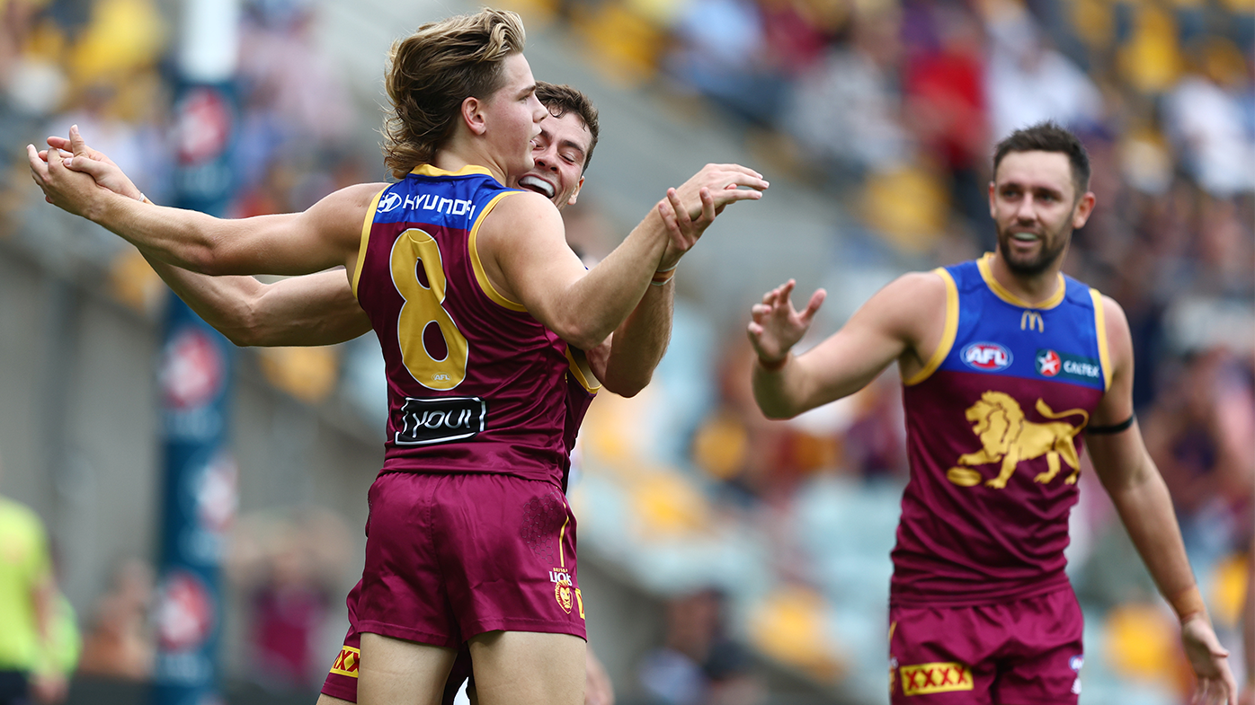 Brisbane young gun Will Ashcroft scores 'unbelievable' goal of the year contender in win over Fremantle