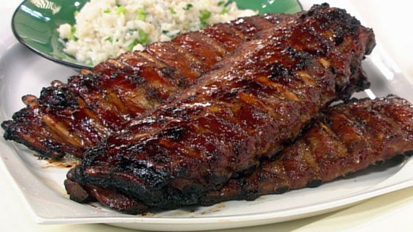 Sticky pork ribs