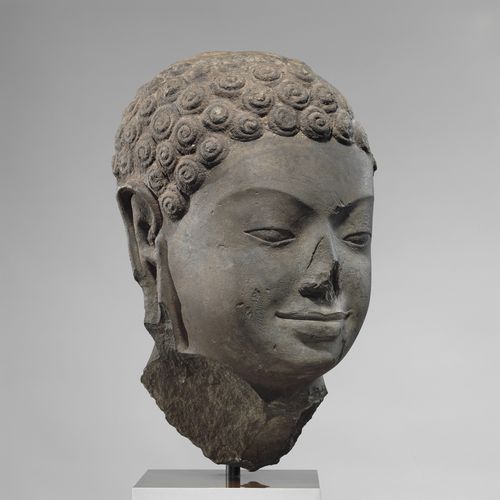 A 7th century sculpture titled 'Head of Buddha' was held by the Metropolitan Museum of Art after it was looted from Cambodia.