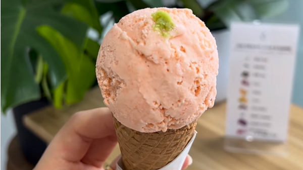 salmon flavoured ice cream