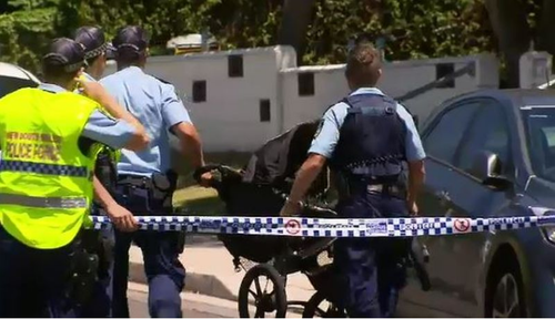 Ms Mathison pushed her grandson's pram to safety before she was hit. (9NEWS)