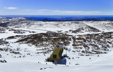 Perisher ski resort snow