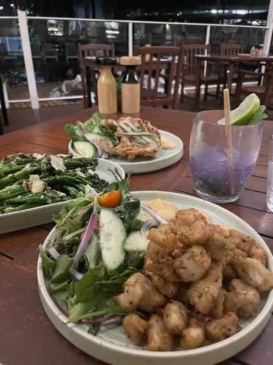 The food at the Hilton Garden Inn Darwin