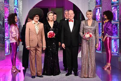 Christian Louboutin, Princess Caroline, Prince Albert and Princess Charlene