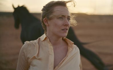 Saoirse Ronan in a scene from "Foe."  