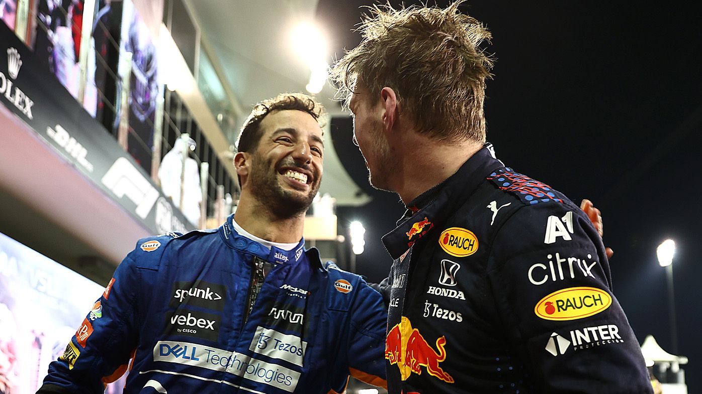 Daniel Ricciardo congratulates Max Verstappen, admits he's 'feeling for' Lewis Hamilton after 'dramatic' title decider