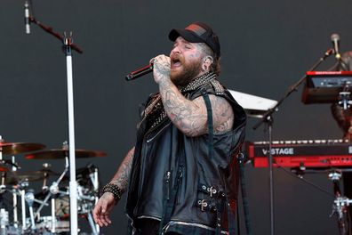 Teddy Swims headlines the Super Bowl LX Tailgate Concert presented by NetApp prior to the start of the Seattle Seahawks versus the New England Patriots Super Bowl LX game on February 8, 2026, at Levi's Stadium in Santa Clara, CA.