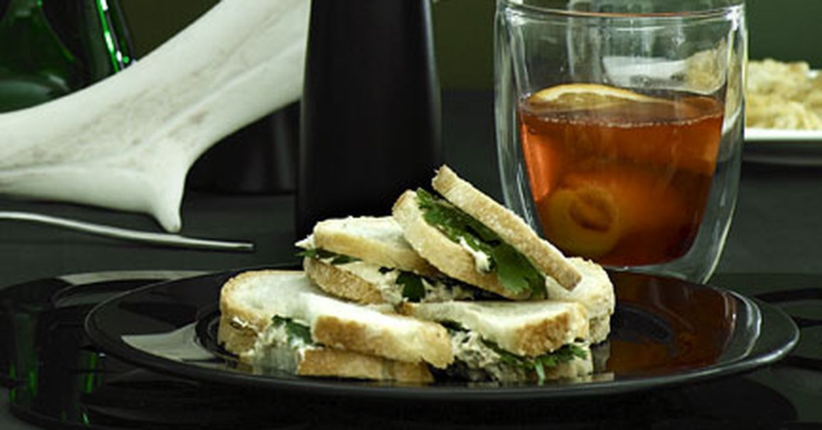 Ventresca tuna and caper tramezzini - 9Kitchen