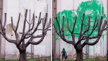 Banksy takes to Instagram to show before-and-after of latest artwork