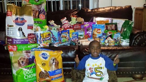 Five-year-old dedicates his birthday to helping rescue animals