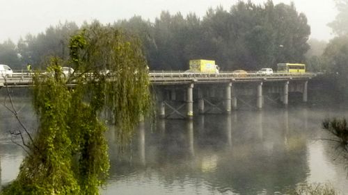 A woman was allegedly thrown 30m from Windsor Bridge into the Hawkesbury River last weekend.