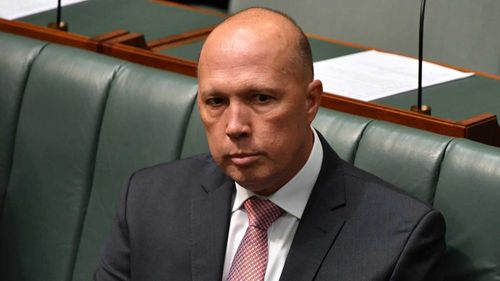 Home Affairs Minister Peter Dutton