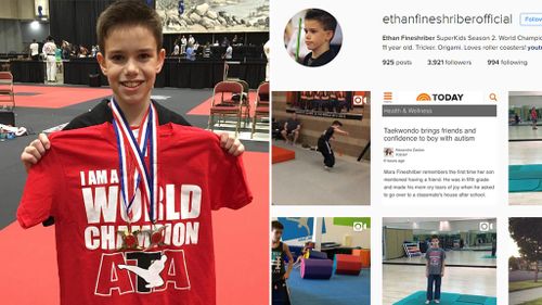 Young taekwondo competitor with autism garners huge online following