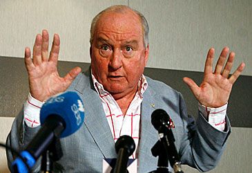 Alan Jones currently hosts a breakfast show on which radio station?