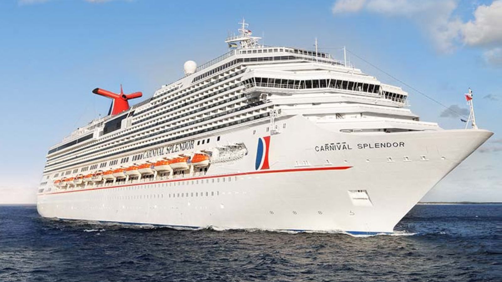 Carnival Splendor. Ship Horn. L'Austral Cruise ship.