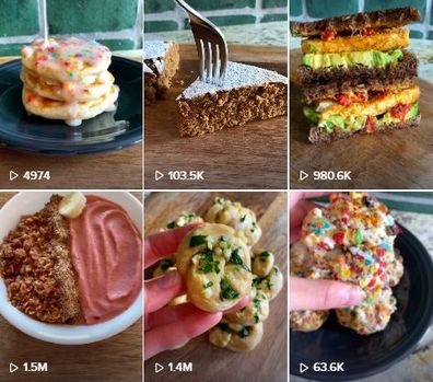 The TikTok food blogger's page is popular for it's 'alternative' recipes.