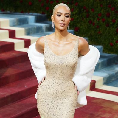 Kim Kardashian attends the 2022 Costume Institute Benefit celebrating In America: An Anthology of Fashion at Metropolitan Museum of Art on May 02, 2022 in New York City. 
