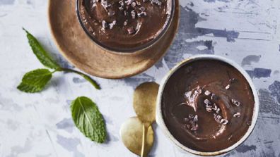 Choc mint mousse