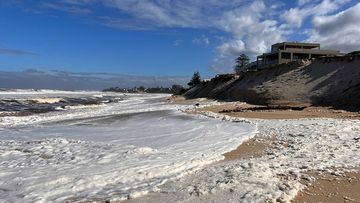 NSW Weather update: Central Coast beach erosion North Entrance