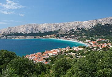 Krk, the equal largest island in the Adriatic, is part of which nation?