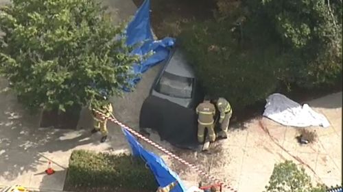 The man died at the scene. (9NEWS)