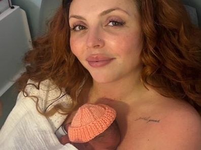 Singer Jesy Nelson has announced the birth of her twin girls two months early